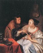 Carousing Couple sg MIERIS, Frans van, the Elder